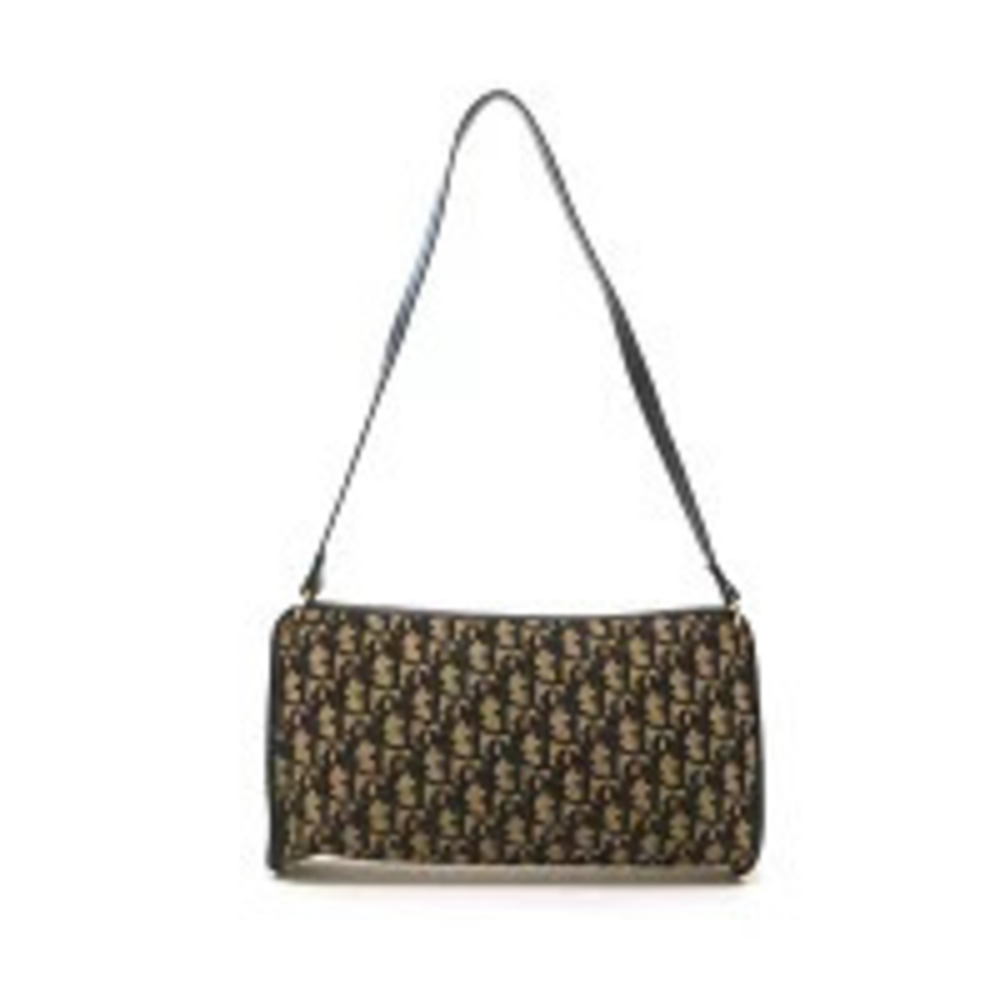 Christian Dior Trotter Hobo Bag Navy Blue